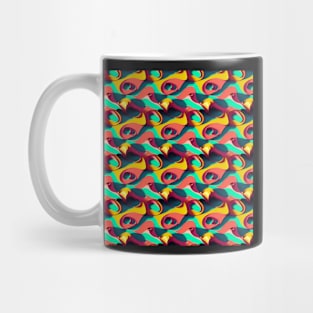 A Bright and Colorful Pattern Mug